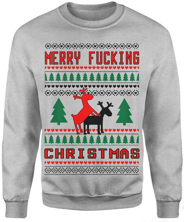 Pullover Merry F Christmas